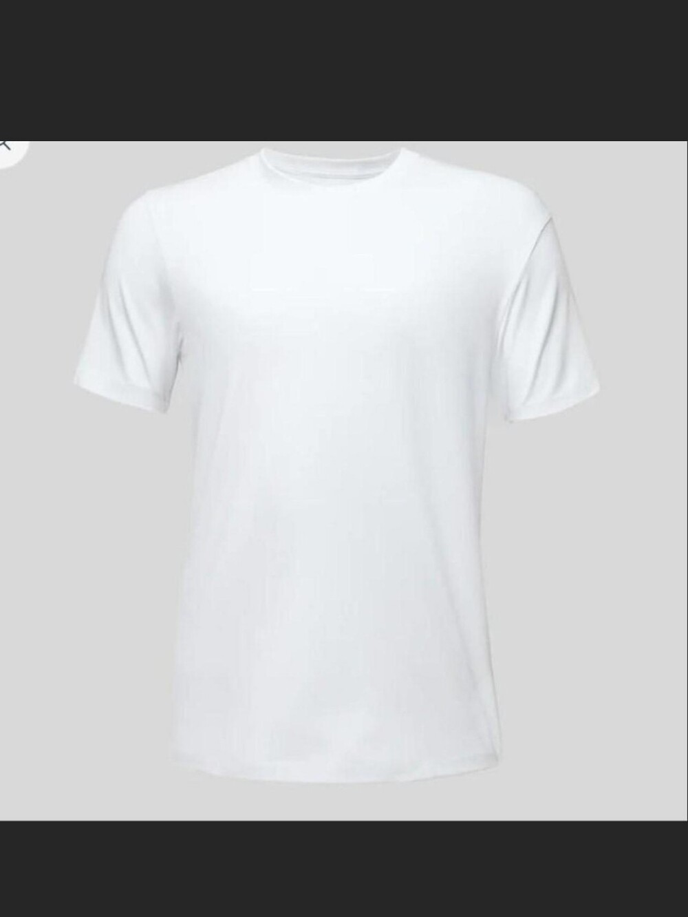 MANMADE THE T-SHIRT white Cotton Knit Logo Men's Med Crew Neck Short Sleeve. ...